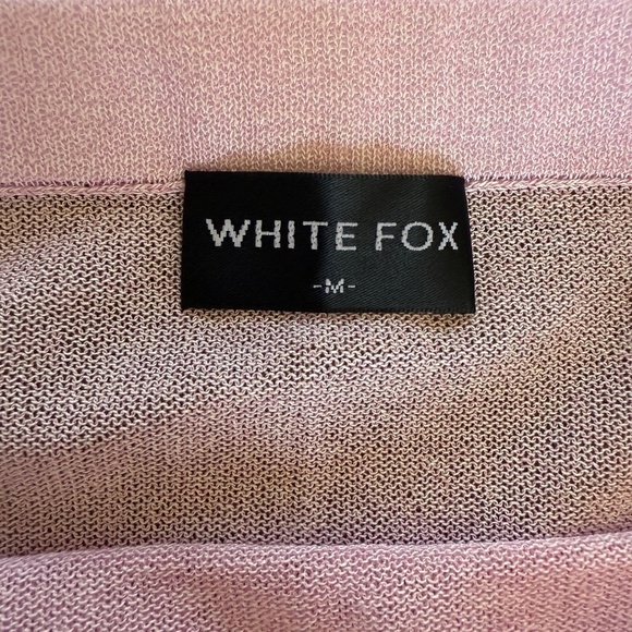 White Fox Sheer Pink Mini Skirt | Size Small | Perfect Condition - Picture 2 of 4